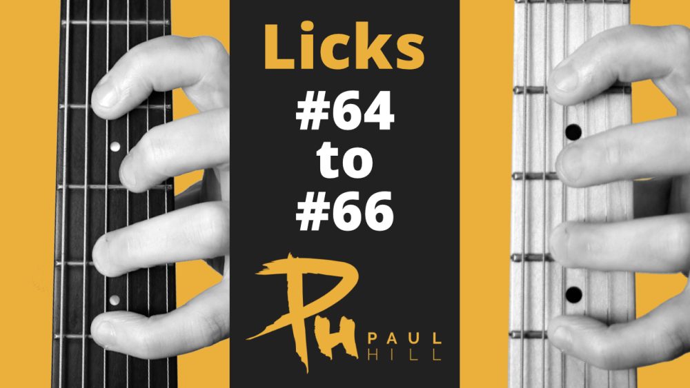 64 - 66 Intervallic And Legato Guitar Licks