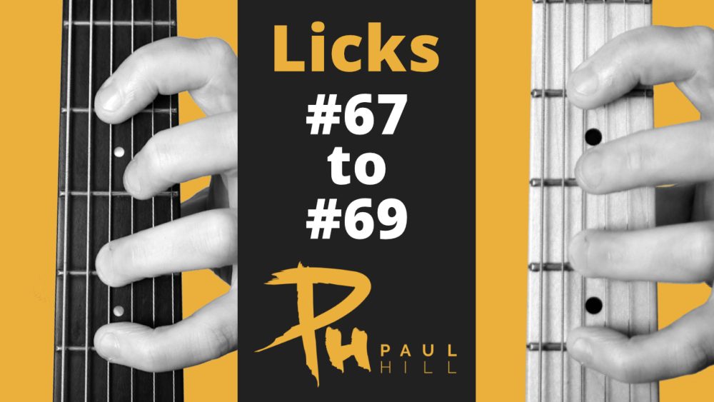 67 - 69 Mixolydian Guitar Licks
